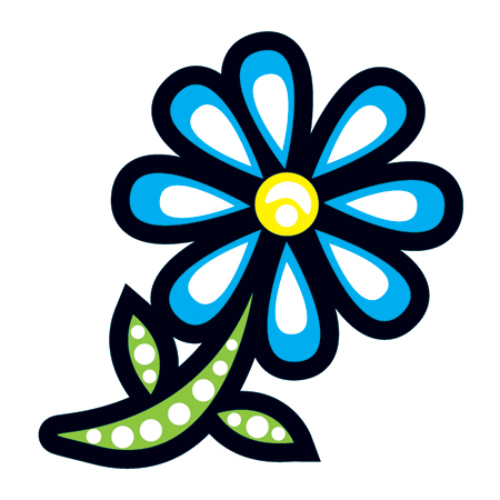 Blue Daisy 2